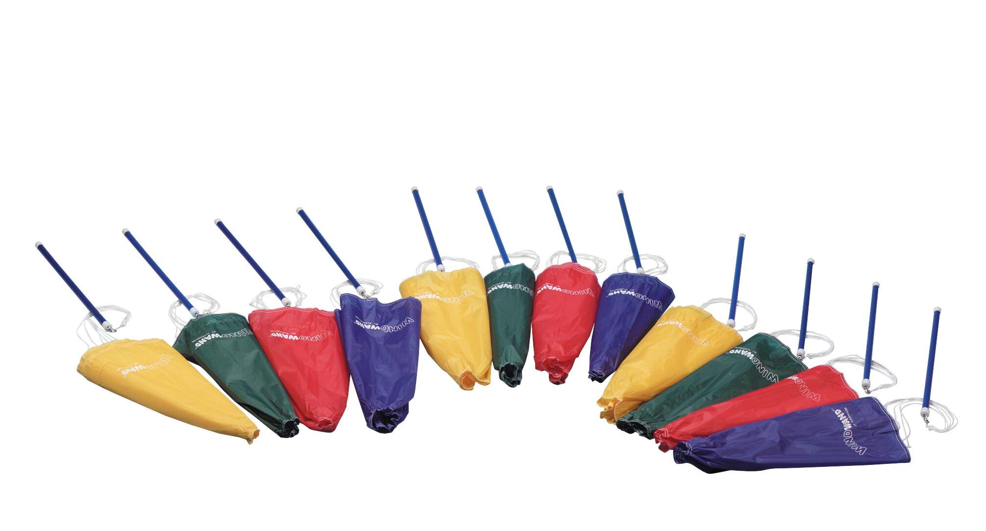 Image for FlagHouse WindWand, 40 Inches, Assorted Colors, Set of 12 from School Specialty
